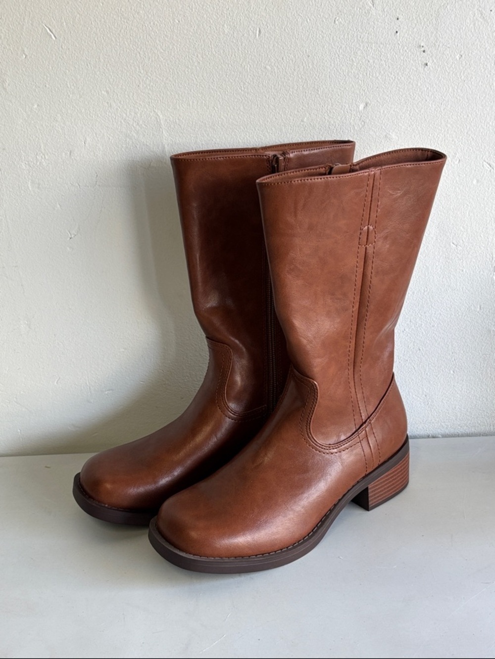 Wonder Nation Brown Kids Boots